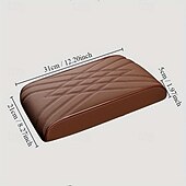 abordables Accesorios para el interior del coche-Cojín para reposabrazos de coche, ajuste universal, almohada para reposabrazos de espuma viscoelástica con funda de poliéster, duradero y resistente a la suciedad, mayor comodidad, soporte para