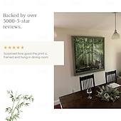 baratos Tapeçaria da Floresta-l.t.home natureza tapeçaria de parede arte decoração cobertor cortina piquenique toalha de mesa pendurado casa quarto sala de estar dormitório decoração floresta paisagem sol através da árvore
