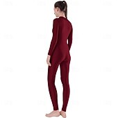 olcso Matt-Zentai öltöny Szerepjáték Jelmezek Bőrruházat Nindzsa Farsangi jelmez Overall Királyok napja Női Akrobatatrikó Szexi jelmez Tömör szín Spandex Lycra Ruha mert Mindszentek napja Farsang Álarcos