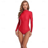 olcso Matt-Zentai öltöny Szerepjáték Jelmezek Bőrruházat Nindzsa Farsangi jelmez Overall Királyok napja Női Akrobatatrikó Szexi jelmez Tömör szín Spandex Lycra Ruha mert Mindszentek napja Farsang Álarcos