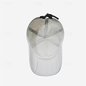 preiswerte Baseballkappe für Herren-Herren Cap Basecap Sonnenhut Kappe Schwarz Weiß Polyester Modisch Brautkleider schlicht Strasse Täglich Buchstabe Einstellbar Sonnenschutz Atmungsaktiv