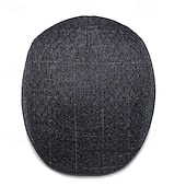 levne Pánské klobouky-Pánské PLacatá čepice Klobouk Ascot Novinářský klobouk Hnědá Šedá Polyester Módní Na běžné nošení Bristké ulice Denní Pléd Nastavitelná Prodyšné