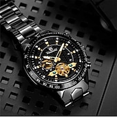 abordables Montres mécaniques-FORSINING Hommes Montre Mécanique Extérieur Sportif Mode Montre Bracelet Remontage automatique Lumineux IMPERMÉABLE Décoration Acier Suivre
