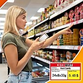 billiga Kontorsmaterial-phomemom110 mini bärbar streckkodsetikett kläder prislapp tag sticker termisk etikettskrivare