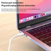 abordables Sacs, sacs à dos pour PC portables-MacBook Etuis Compatible avec Macbook Air Pro 13,3 14 16.0 pouce Dur Plastique Clair comme de l&#039;eau de roche