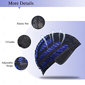 abordables Perruques de fête-Perruques longues ondulées longue perruque bouclée pour femmes partie centrale look naturel cheveux synthétiques Halloween cosplay soirée