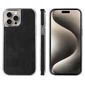 זול נרתיקים לאייפון-טלפון מגן עבור אייפון 16 iPhone 15 Pro Max iPhone 14 Pro Max אייפון 13 פרו מקס כיסוי אחורי תמיכה בטעינה אלחוטית עמיד בזעזועים TPU צפוי עור PU