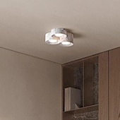 economico Lampade da soffitto-lampada da soffitto a led sorgente luminosa a 3 colori downlight a soffitto cilindrico a 1/2/3 luci plafoniere a soffitto per camera da letto soggiorno ufficio cucina salotto sala da pranzo 110-240 v