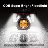 abordables Luces de acampada-Linterna frontal portátil con sensor recargable por USB, linterna frontal con zoom superbrillante e impermeable para pesca y acampada al aire libre