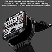 abordables Relojes inteligentes-Tk25 deporte al aire libre reloj inteligente hombres ip68 impermeable ecgppg monitoreo de salud bluetooth llamada reloj inteligente para android ios