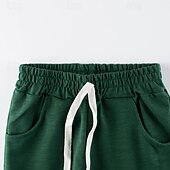billiga Underdelar-Pojkar 3D Ensfärgat Shorts Sommar Aktiv Grundläggande Barn 4 år + Utomhus Sport Ledigt Normal
