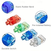 preiswerte Deko-10 stücke led-licht finger licht licht ring laser licht bungee dance hand lampe sashimi lampe konzert atmosphäre requisiten
