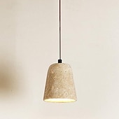 cheap Island Lights-LED Pendant Light Warm White  1-Light Nordic Vintage Stone Hanging Light Restaurant Bar Chandelier Single Head Hanging Lamp for Corridor Aisle Lighting Fixtures 85-265V