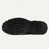 baratos Botas de couro premium-botas masculinas de combate brogue de couro premium – botins 100% couro bovino com cadarço e sola grossa para uso elegante e robusto