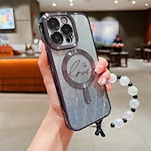 Недорогие Чехлы для Samsung-телефон Кейс для Назначение SSamsung Galaxy айфон 16 iPhone 15 14 Pro Max Plus iPhone 13 12 11 Pro Max Кейс на заднюю панель Магнитный адсорбционный футляр