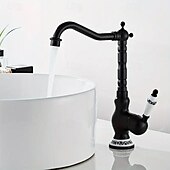 cheap Bathroom Sink Faucets-Bathroom Sink Faucet - Waterfall Electroplated Centerset Single Handle One HoleBath Taps