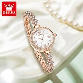 cheap Quartz Watches-New Olevs Olevs Brand Fashion Trend Women&#039;S Watches Calendar With Diamonds Simple Leisure Quartz Watch Waterproof Sports Versatile Women&#039;S Wristwatches