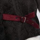 זול הלבשה עליונה-רטרו\וינטאג' ימי הביניים רנסנס וסט חזייה נסיך אָצִיל תחפושות בגדי ריקוד גברים סטימפאנק נשף מסכות קרנבל מסיבה מבוגרים חֲזִיָה