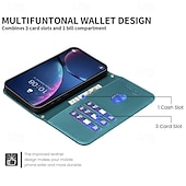 levne Pouzdra pro iPhone-telefon Carcasă Pro iPhone 16 iPhone 15 Pro Max Plus iPhone 14 13 12 11 Pro Max Plus Zadní kryt se stojánkem Magnetické Zip Retro TPU PU kůže