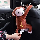cheap Car Pendants &amp; Ornaments-Monkey Butt Tissue Holder Car Tissue Box Anime Cartoon Paper Napkin Tissue Box Animal Tissue Napkin Paper Box Paper Towels Storage Holder for Car