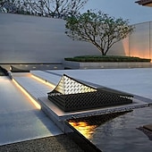 cheap Outdoor Wall Lights-LED Outdoor Wall Lights Warm White Garden Lighting Metal Wall Posts Landscape Spotlights Atmosphere IP65 Waterproof Villa Door Post Lights Pool Lawn Lighting LED Night Lights