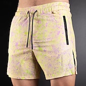 billiga Löparshorts-Herr Joggingshorts Gymshorts Tröjor Ficka Snörning Elastiskt midjeband Shorts Utomhus Sport &amp; Utomhus Sport Snabb tork Lättvikt Mjuk Maraton Löpning Träna Skräddarsydd passform Sportkläder Sportkläder