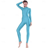 olcso Matt-Zentai öltöny Szerepjáték Jelmezek Bőrruházat Nindzsa Farsangi jelmez Overall Királyok napja Női Akrobatatrikó Szexi jelmez Tömör szín Spandex Lycra Ruha mert Mindszentek napja Farsang Álarcos
