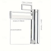 preiswerte Waschbeckenarmaturen-Waschbecken Wasserhahn - Wasserfall Galvanisierung Mittellage Einhand Ein LochBath Taps