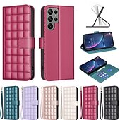 Недорогие Чехлы для Samsung-телефон Кейс для Назначение SSamsung Galaxy S24 S23 S22 S21 Ultra Plus А55 А35 А25 А15 5Г A54 A34 A14 A72 A52 A32 A22 A12 A53 A33 A23 A13 S25 Ультра Кейс на заднюю панель Кошелек для карт