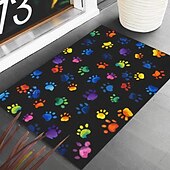 preiswerte Fußmatten-Regenbogen ausgefallene Fußmatte Küchenmatte Bodenmatte rutschfester Bereich Teppich Ölfester Teppich Indoor Outdoor Matte Schlafzimmer Dekor Badezimmermatte Eingangsteppich