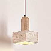 ieftine Designul cilindrului-LED pandantiv lumina din piatra design pandantiv vintage living dormitor sufragerie 110-240v