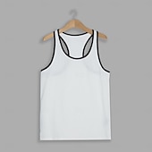 economico Canotte da palestra-Per uomo Canotta Canottiera Senza Maniche Girocollo Estate Blocco di colori Striscia di Fossa Moda Designer Sportivo 2 Pezzi All&#039;aperto Casuale Uscire Bianco + rosa Rosa / grigio Blu reale + nero