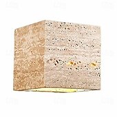 cheap Indoor Wall Lights-LED Indoor Wall Lights Cream Wabi-sabi Style Creative Grille Long LED Wall Lamp Rustic Wall Sconces for Living Room TV Staircase Backdrop Bedroom Bedside Decorative Lamps Stairs 110-240V