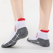 お買い得  メンズソックス-男性用 5ペア マルチパック ソックス ランニングソックス カジュアルソックス ブラック ホワイト カラー カラーブロック スポーツ 日常 バケーション ベーシック 薄手生地 夏 春 ファッション カジュアル