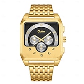Montre à Quartz Oulm pour hommes Montre de Sport en plein air Mode Casual Lumineux Étanche Décoration Montre en acier abordables Montres à quartz-Montre à Quartz Oulm pour hommes Montre de Sport en plein air Mode Casual Lumineux Étanche Décoration Montre en acier