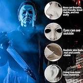olcso kiegészítők-Szellem Zombi Michael Myers Maszk Halloween-kellékek Felnőttek Férfi Női Ijesztő jelmez Mindszentek napja Farsang Mardi Gras Könnyű farsangi jelmez