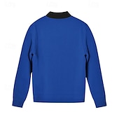 preiswerte Herrenjacken &amp; Herrenmäntel-Herren Bomberjacke übergangsjacke Täglich Leicht Tasche Frühling &amp; Herbst Klassisch Stehkragen Regulär Schwarz Gelb Rot Marineblau Königliches Blau Jacken