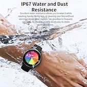 Χαμηλού Κόστους Smartwatch-696 i102 Έξυπνο Ρολόι Φυσικής Κατάστασης Tracker ECG PPG Bluetooth Υπενθύμιση Κλήσεων Android iOS IP67 40mm 1.43