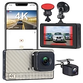 billige Bil-DVR-x21+ 2160p hd med bakkamera bil dvr 170 grader vidvinkel 3 tommer ips dash cam med wifi / nattsyn / g-sensor 4 infrarøde lysdioder bilopptaker