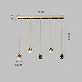 cheap Island Lights-LED Pendant Light Dimmable  1/3/5/7/10/15-Light Nordic Glass Ball Home Decor Modern Crystal Chandelier Simple Home Decoration Chandelier Dining Room Bar Counter 85-265V ONLY DIMMABLE WITH REMOTE CONTROL