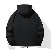 preiswerte Fleece &amp; 3 in 1 Jacken-Herren Wanderjacke Regenjacke Hardshelljacke Winter Draussen Farbblock warm Windundurchlässig Wasserdicht 3-in-1-Jacke Windbreaker-Jacke Reisen Schwarz Weiß Grün