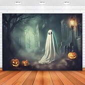 billige halloween veggtepper-halloween dekorasjoner zombie brud hengende billedvev veggkunst stor billedvev veggmaleri dekor fotografi bakteppe teppe gardin hjem soverom stue dekorasjon spøkelse gresskar heks
