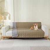 economico Copertura per divano-Coprimaterasso per divano per animali domestici 100% impermeabile, antiscivolo, anti-sporco, anti-perdita, tinta unita