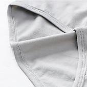 preiswerte Boxershorts für Herren-Herren 3 Pack Unterwäsche Boxer Boxer-Shorts Patchwork Hauptstadt Atmungsaktiv Weich Komfortabel Farbblock Mittlere Hüfthöhe Schwarz+Weiß+Grau Schwarz
