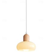 economico Luci a sospensione-lampada a sospensione a led bianco caldo 1 luce 7w e26/e27 interni in stile francese paralume in vetro lampada a sospensione filo sospeso lampadario a soffitto regolabile comodino soggiorno apparecchi