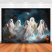 billige halloween veggtepper-halloween dekorasjoner zombie brud hengende billedvev veggkunst stor billedvev veggmaleri dekor fotografi bakteppe teppe gardin hjem soverom stue dekorasjon spøkelse gresskar heks