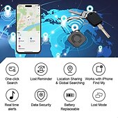 ieftine Comportament &amp; Antrenament Câini-Găsitor inteligent Tracker GPS pentru animale de companie Dispozitiv anti-pierdere Mini Gps Tracker pentru portofel copii Căutare de chei pentru câine bătrân ios Găsește aplicația mea (nu pentru