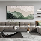 billiga Landskapsmålningar-beige brun 3d målning handgjord brun wabi sabi konstverk oljemålning handmålad texturerad oljemålning beige oljemålning brun abstrakt canvas konst modern horisontell dekor konst