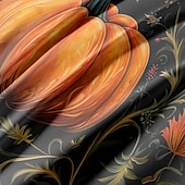 baratos Conjuntos de capa de edredão-Conjunto de capa de edredom de abóbora de outono de Halloween – inclui capa de edredom e fronhas – design festivo e aconchegante – tecido macio e confortável – perfeito para decoração de casa de Halloween e outono