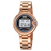 economico Orologi digitali-SKMEI Da donna Orologio digitale Di tendenza Orologio casual Orologio da polso Luminoso Allarme sveglia Calendario Data Acciaio inossidabile Guarda